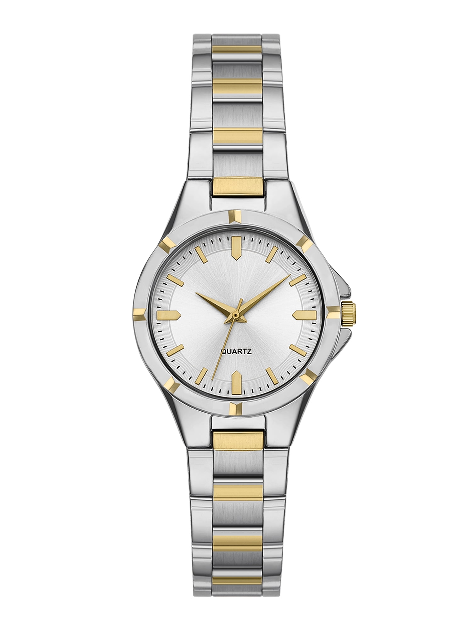 George Men's Gold Watch with Brush Gold Round Case 42mm, Gold Dial
