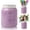 Purple, variant on Comfify Blue Mason Jar Utensil Holder – Wide Mouth Ceramic – Farmhouse