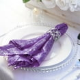 thumbnail image 4 of BalsaCircle 5 Pieces 20" Purple Sequins Napkins Wedding Decorating Tablecloths Holiday Dinner Party Table Decorations, 4 of 4