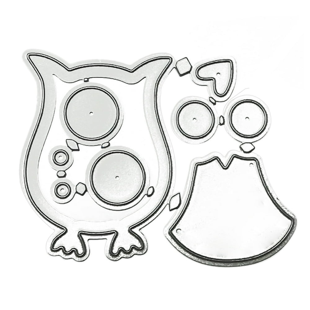 Mojoyce Owl Metal Cutting Dies for DIY Scrapbooking Decorative Embossing Die Cuts