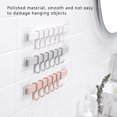 thumbnail image 4 of Moyic Feiqiong 2019 autoadhesivo 6 ganchos de pared Color puro puerta de baño ganchos de plástico estante de moda sin taladro organizador estante de Juegos de accesorios de baño albaricoque Moyic JJ24796-03, 4 of 6
