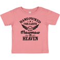 thumbnail image 3 of Inktastic Handpicked for Earth by My Mawmaw in Heaven with Angel Wings Boys or Girls Baby T-Shirt, 3 of 5