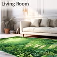thumbnail image 2 of ODIKA 4'x6' Machine Washable Non-Slip Area Rug, Verdant Garden Path Absorbent Boho Aesthetic Shower High Traffic Rug, Green, 56122, 2 of 7