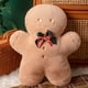 thumbnail image 1 of Cojín decorativo navideño de 45 cm con forma de hombrecito de jengibre, ideal para sala de estar, sofá, alfombra, cama, almohada de jengibre, peluche navideño., 1 of 3