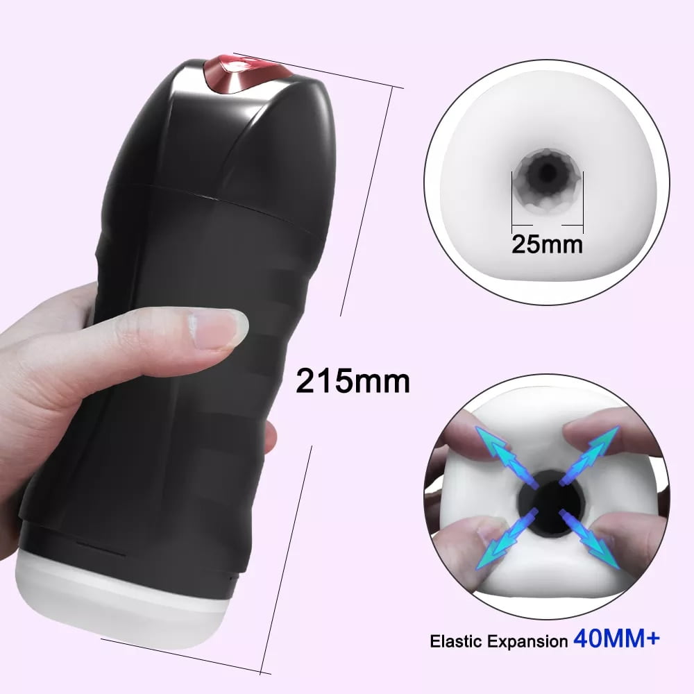 mechanical male masturbator Automatic Male Masturbator Cup Pocket Suction Masturbation Telescopic –  Honeyloveyou main image 0