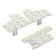 thumbnail image 4 of Juego de 3 piezas 48SMD 39LEDs Luz de lectura interior del automóvil 12V 5W Blanco 8000LM Lámparas de techo de repuesto para CRV 2017+, 4 of 10