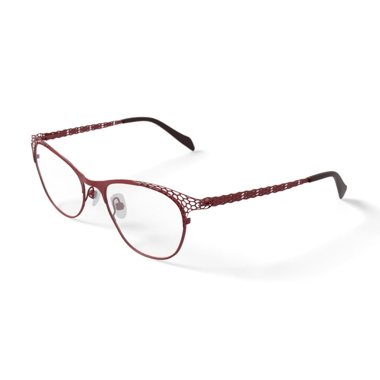 Laura Ashley Women's Anne Cat Eye Prescription Eyeglasses with