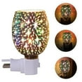 thumbnail image 2 of 3D Glass Wall-Plug Wax Melt Warmer Electric Wax Burner Fragrance Warmer Night Lamp for Home Bedroom Kitchen Garage Gifts, 2 of 8