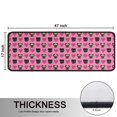 thumbnail image 5 of Kitchen Rugs Sets Of 2,Pink Pug Puppies Anti Fatigue Kitchen Mat Rugs Non Slip Washable,Decorative Kitchen Floor Mats for Kitchen,Sink,Laundry,17"x47"+17"x47", 5 of 5
