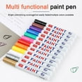 thumbnail image 3 of Paint Pen M101 Marker Badminton Racket Touch Up Paint Pen Diy Art Painting Graffiti Pen 2.8Mm Pink, 3 of 6