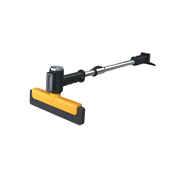 B Outil de Soin de Voiture Extensible Combinant Brosse à Neige et Grattoir à Glace pour un Nettoyage Efficace du Pare-Brise en Hiver