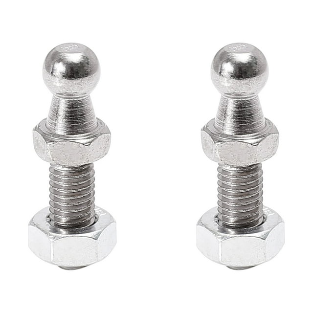 Unique Bargains 2 Set 10mm M8x20mm Car Vehicle Gas Strut Ball Studs Silver Tone for Gas Struts Shocks