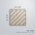 thumbnail image 3 of Ekena Millwork 23 3/8"W x 23 3/8"H x 1/4"T Large Rothwell Decorative Fretwork Wood Wall Panels, Cherry, 3 of 18