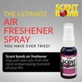 thumbnail image 2 of Spray ambientador Scent Bomb aroma a mora 30 ml, paquete de 4, 2 of 6