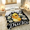 thumbnail image 3 of Just a Girl Who Loves Ducks Blanket Gifts for Lovers Girls Women Warm Soft Throw Cozy Blankets for Bed Couch Gift for Birthday Graduation 40"x50" for Kids, 3 of 6