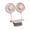 Pink, variant on Kojanyu Computer Screen Fan, USB Desktop Small Fan Refrigeration Device High Wind Power Back Clip Type Super Silent for PC