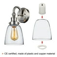 thumbnail image 5 of Uxcell Threaded Light Socket Base 250V E26/E27 58x39mm Screw Thread 41mm Bulb Lamp Holder for LED Retro Pendant Lights White Pack of 10, 5 of 5