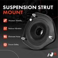 thumbnail image 2 of A-Premium Front Driver or Passenger Side Suspension Strut Mount Compatible with Mini Cooper 2007-2015 Cooper Countryman 2011-2016 Cooper Paceman 1.6L, 2 of 8