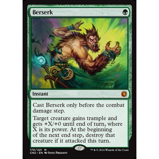Berserk 175 221 Conspiracy 2 Take The Crown A Single Individual Card From The Magic The Gathering Mtg Trading And Collectible Card Game Tcg Ccg By Magic The Gathering Walmart Com