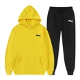 thumbnail image 3 of Sudadera con capucha para hombre, traje con estampado informal de moda sencilla, chándal deportivo de alta calidad para trotar y culturismo, Otoño e Invierno, 3 of 5