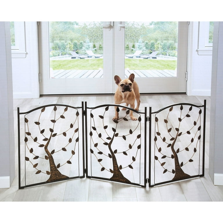 Tri fold baby gate top