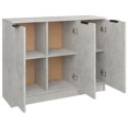 thumbnail image 5 of vidaXL Sideboard Concrete Grey 90.5x30x70 cm Engineered Wood, 5 of 5