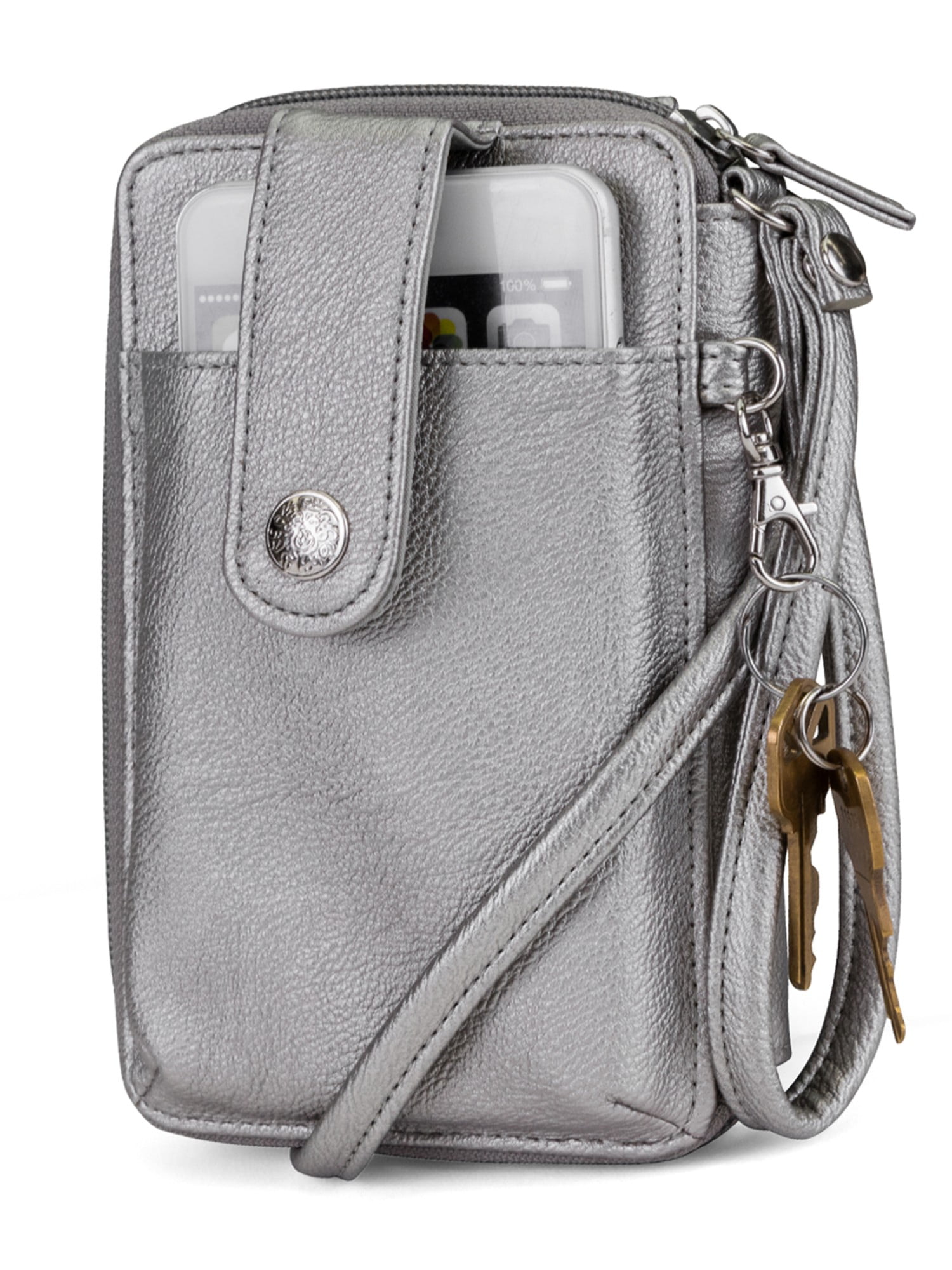 MUNDI Jacqui Vegan Leather RFID Women's Crossbody Cell Phone Purse