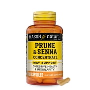 Mason Natural Prune Senna Concentrate - Natural Laxative, 100 Capsules