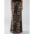thumbnail image 6 of Women'S Cheetah Print Wide Leg Baggy Pants Y2k Side Loose Streetwear Trousers Brown With Black S, 6 of 8