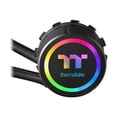 thumbnail image 2 of Thermaltake Floe DX 240 Dual Riing Duo Liquid Cooling All-in-One CPU Cooler - RGB Black, 2 of 4
