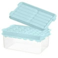 thumbnail image 3 of Fiudx Hielera de Doble Capa, Material Pp de Grado Alimenticio, Moldes para Bolas y Bloques de Hielo, Caja de Almacenamiento para Refrigerador con Tapa, Fácil de Desmoldar, Incluye Pala para Hielo, Cr, 3 of 4