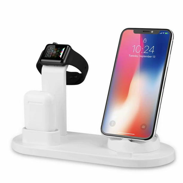 Cyber Monday Wireless Charger 4 In 1 Wireless Charging Dock For Apple Watch And Airpods Qi Charging Station For Multiple Devices Compatible Iphone X Xs Xr Xs Max 8 8 Plus Walmart Com Walmart Com