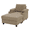 Camel, variant on Aukfa Accent Chair with Storage Ottoman & Cup Holders, Convertible Sleeper Recliner Lounge Chair with Adjustable Backrest, USB-C Port & Side Pocket, Brown
