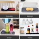 thumbnail image 4 of Soporte de esponja de silicona para cocina, organizador de fregadero de silicona, bandeja organizadora para baño, dispensador de jabón, 2 uds., 4 of 5