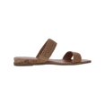 thumbnail image 2 of Sun + Stone Womens Easten Faux Leather Slip On Slide Sandals, 2 of 3
