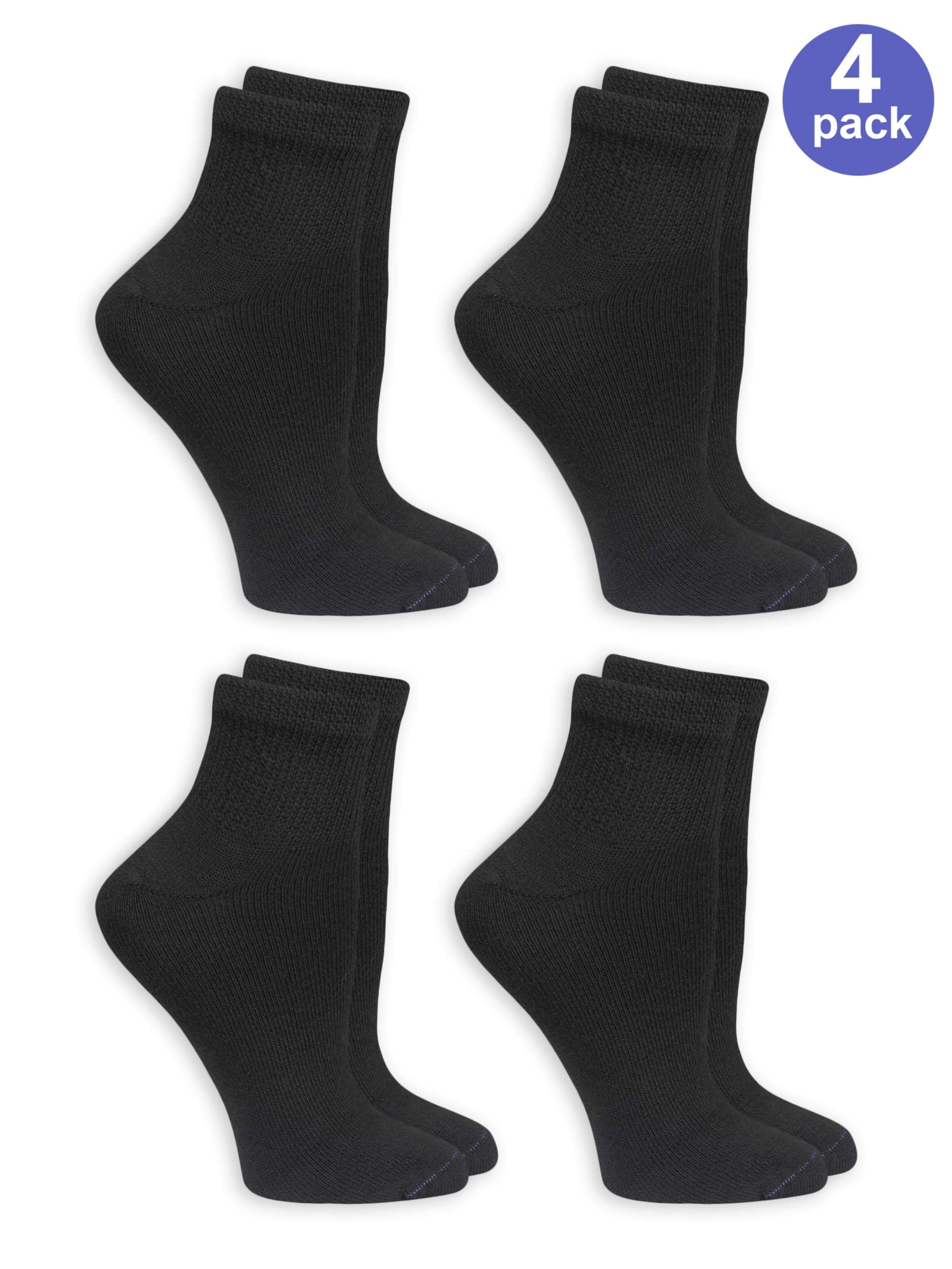 Dr.Scholl's Women's Relaxed Fit Ankle Socks, 4 Pack - Walmart.com