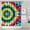 Colorful Rainbow Tie, variant on Rainbow Tie Dye Mandala Pattern Shower Curtain 72"x72" ,Bathroom Decorative Shower Curtains Set with 12 Hooks,Modern Waterproof Washable Shower Curtain