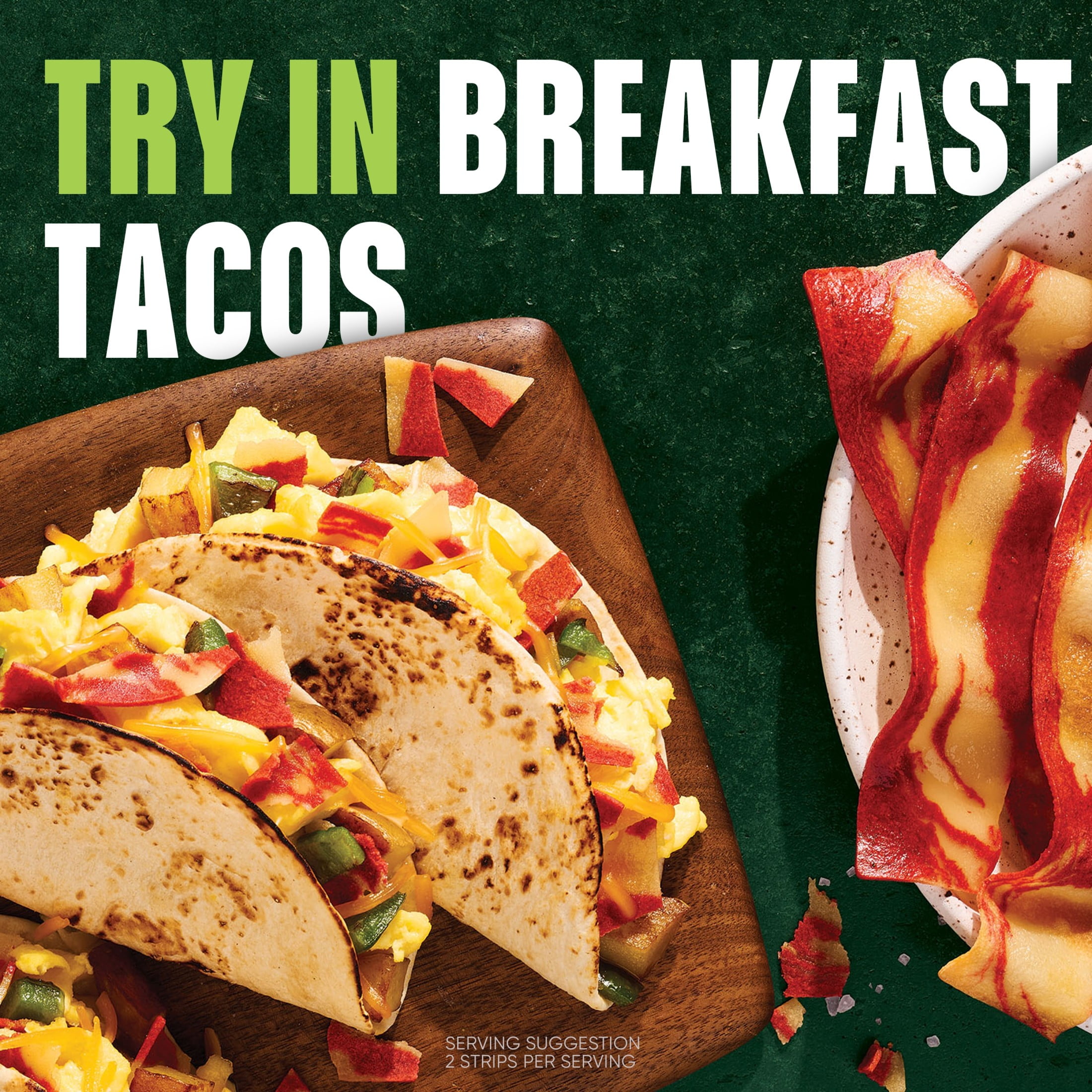 MorningStar Farms Veggie Breakfast Original Meatless Bacon Strips, Vegetarian Meat, 5.25 oz Box