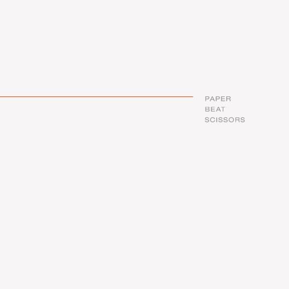 Paper Beat Scissors - Parallel Line - Music & Performance - CD