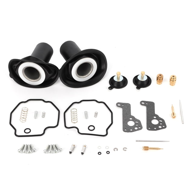 Kit de reparación de carburador de 2 piezas, herramienta de reconstrucción y reparación compatible con Yamaha Virago XV535 1990-2001