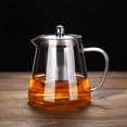 thumbnail image 1 of Bouilloire à Thé en Verre Borosilicaté Résistant à la Chaleur de 750 ml avec Doublure Intérieure en Acier Inoxydable, Filtre Intégré pour Thé en Feuilles, Théière Grande Capacité pour Réunions de Famille, Durable et Sécuritaire pour le Quotidien, 1 of 6