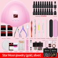 thumbnail image 1 of Nail Tools Set Home Nail Polish Intelligent Nail Machine Led Light Therapy Lamp Full Set, Set D (18 Color Nail Polish), 1 of 8