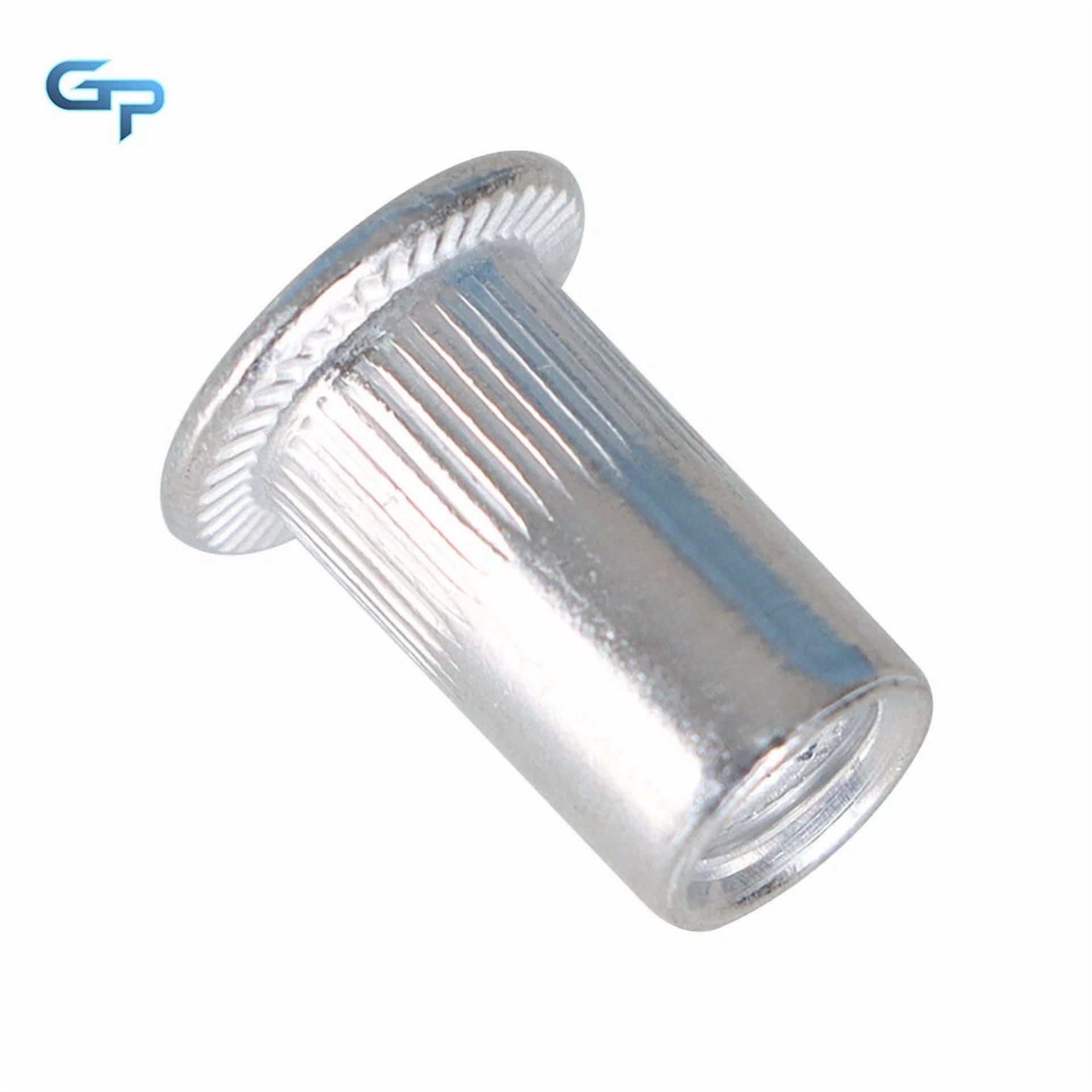 CIRCLE- New 10 - 24 Silver Aluminum Rivet Nut Rivnut Insert Nutsert Sae 100 Pcs