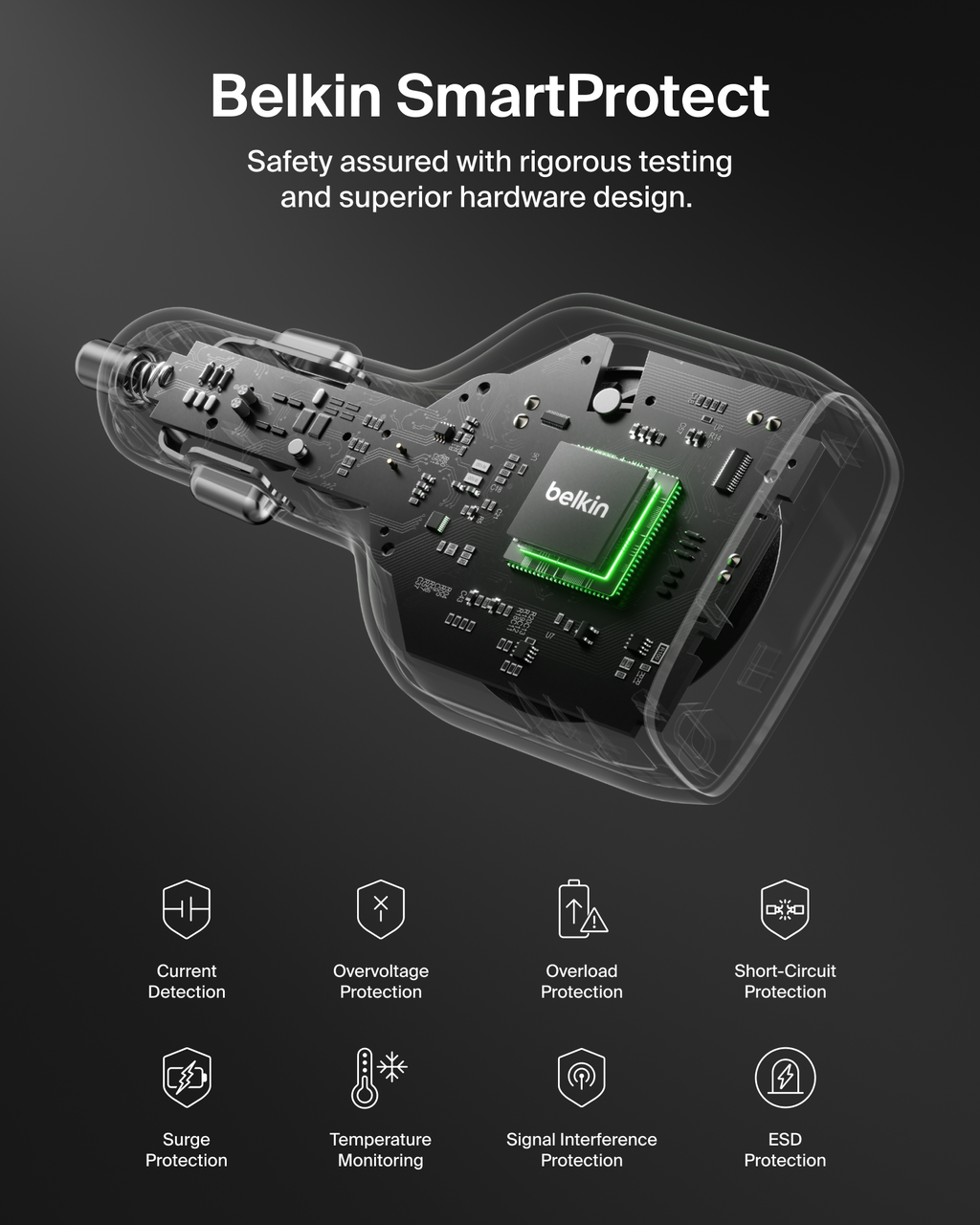 Belkin BoostCharge 30W USB-C Car Charger with Retractable Cable photo 8
