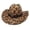 OTHER1, variant on Women's Cowboy Hat Cow Print Western Fashion Metal Bull Hatband Party Vacation Hats OTHER1 One Size