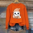 thumbnail image 3 of Heisall Womens Sweatshirts 2025 Autumn Winter Round Neck Halloween Print Long Sleeve Casual Fashion Loose Hoodless Tops, 3 of 5