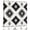 Black, variant on Wall Art Prints, Orange Aztec Framed Canvas Prints for Bedroom Living Room Bathroom Office, Southwest Neutral Abstract Geometric Art Gallery Wrap Wall Art Poster for Gifts Home Decor 28"x28"
