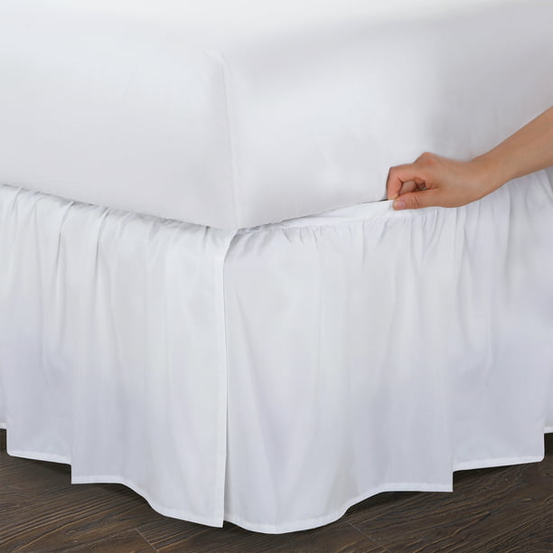Bed Maker's Wrap-Around Ruffled Bedding Bed Skirt - Walmart.com