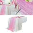 thumbnail image 2 of Sparkling Banquet Table Decoration Table Runner Sequined TableCloth For Wedding Ceremonies And Reception Desk Decors, 2 of 8