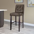 thumbnail image 2 of CorLiving Antonio Bar Height Barstool in Bonded Leather, 2 of 4